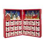 Kurt Adler 13-Inch Battery Operated Lighted Wooden Christmas Advent Calendar