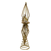 Kurt Adler 12.5-Inch Gold and Silver Star Tree Topper