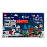 Kurt Adler Battery Operated Musical Train with Tree and Santa Table Piece