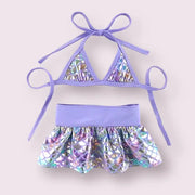 Bark Fifth Ave. Mermaid- Dog Bikini Set 
