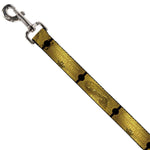Dog Leash - THE POLAR EXPRESS ROUND TRIP Ticket Black/Golds