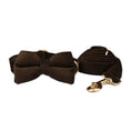 Load image into Gallery viewer, Dark Brown Velvet Set
