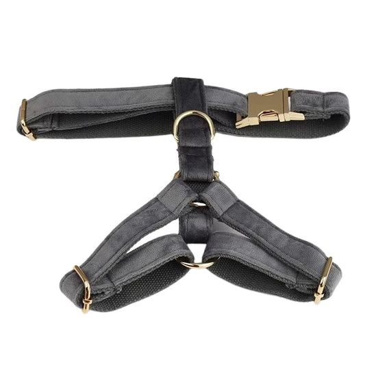 Dark Grey Velvet Set