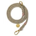 Load image into Gallery viewer, Dark Tan Rope Dog Leash by Found My Animal | Adjustable & Handcrafted
