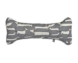 Bumper Bone Pillow Dashing Dogs