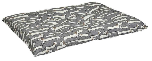 Bowsers Dashing Dogs Tufted Dog Crate Cushion - Washable Pet Bed