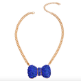 Load image into Gallery viewer, Royal Blue Bow Necklace- Big Dog Necklace
