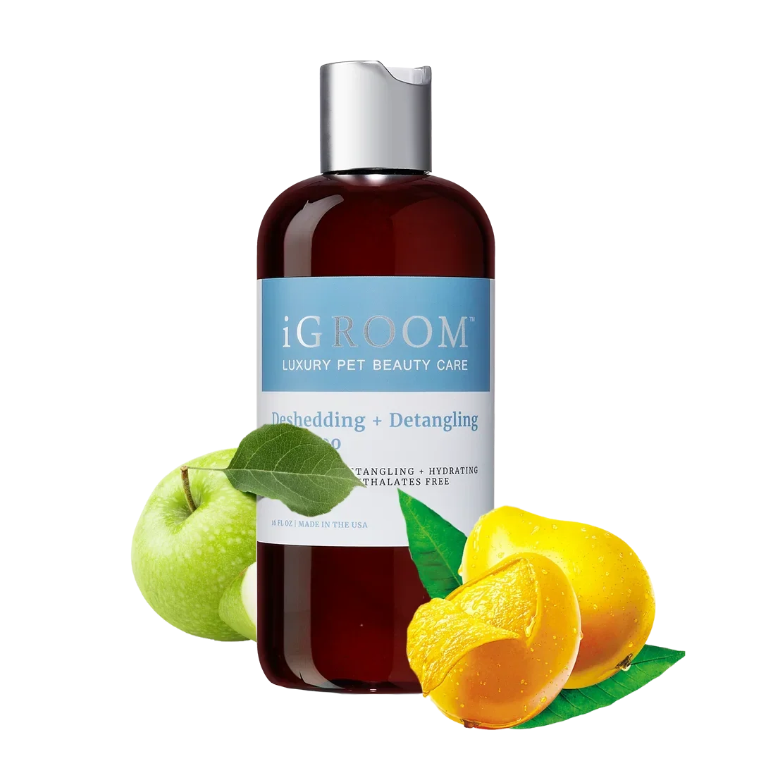 Dog Deshedding and Detangling Shampoo 16oz by iGroom