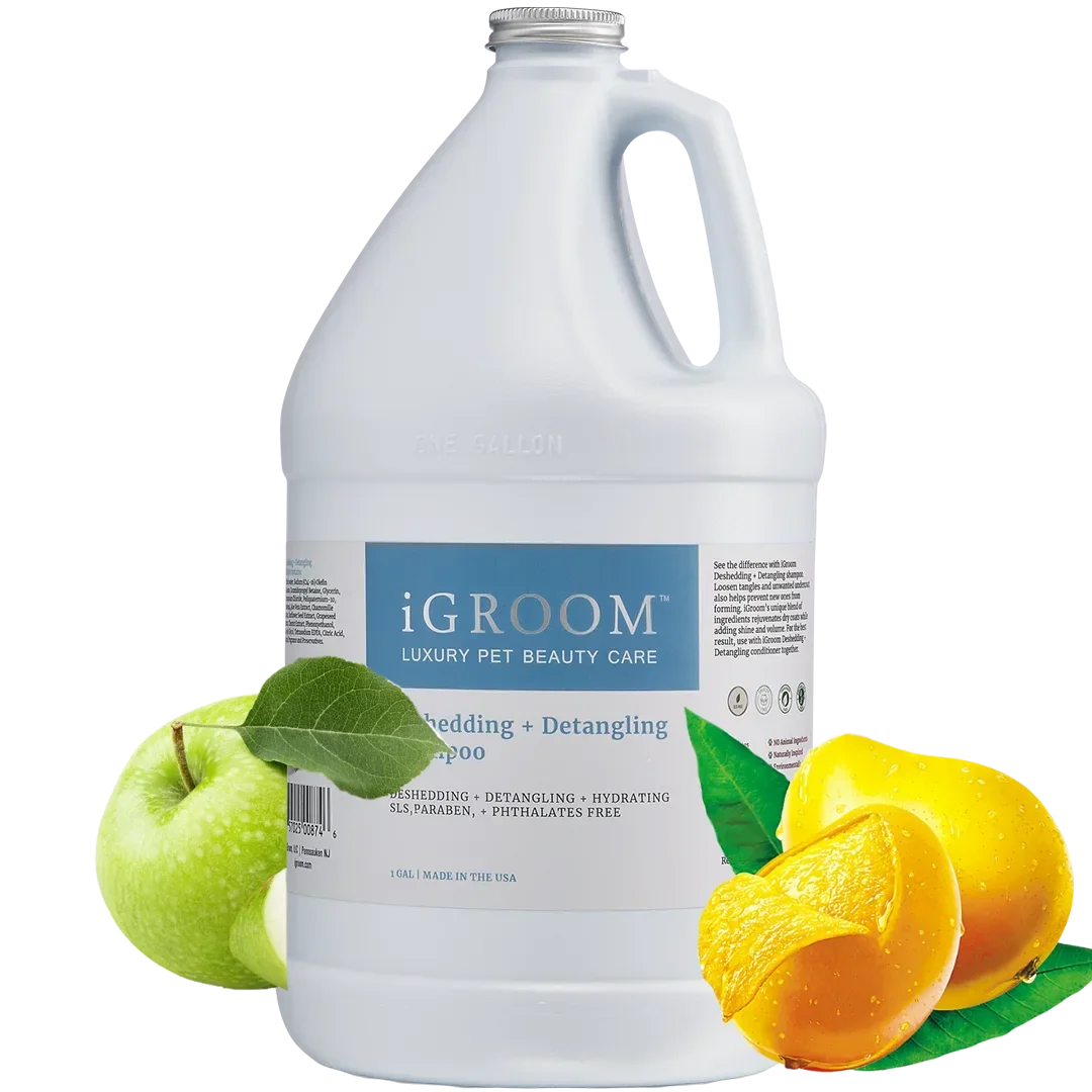 Dog Deshedding and Detangling Shampoo Gallon by iGroom