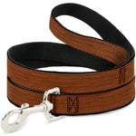 Dog Leash - Wood Grain2 Horizontal Reddish Brown