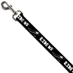 Dog Leash - RIDE ME Surfboard Black/White