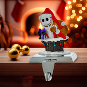 Kurt Adler 6.5-Inch Disney Nightmare Before Christmas Jack in Chimney Stocking Holder
