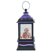 Kurt Adler 9-Inch Battery-Operated Disney Nightmare Before Christmas Jack And Sally Spinning Musical Light-Up Lantern