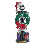 Kurt Adler 10-Inch Disney Nightmare Before Christmas Jack Skellington With Wreath Nutcracker