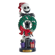 Kurt Adler 10-Inch Disney Nightmare Before Christmas Jack Skellington With Wreath Nutcracker