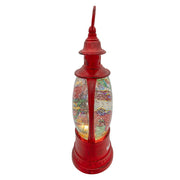 Kurt Adler 10-Inch Battery Operated USB LED Lighted Lantern with Spinning Glitter Water