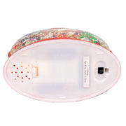 Kurt Adler 10-Inch Battery Operated USB LED Lighted Lantern with Spinning Glitter Water