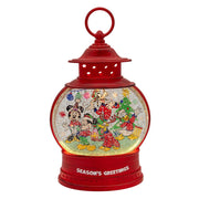 Kurt Adler 10-Inch Battery Operated USB LED Lighted Lantern with Spinning Glitter Water