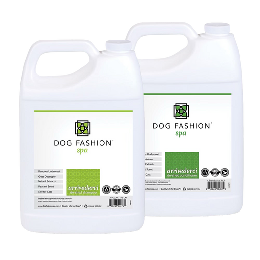 Arrivederci De-Shedding Gallon Set by Dog Fashion Spa professional dog grooming tool Southlake Paws