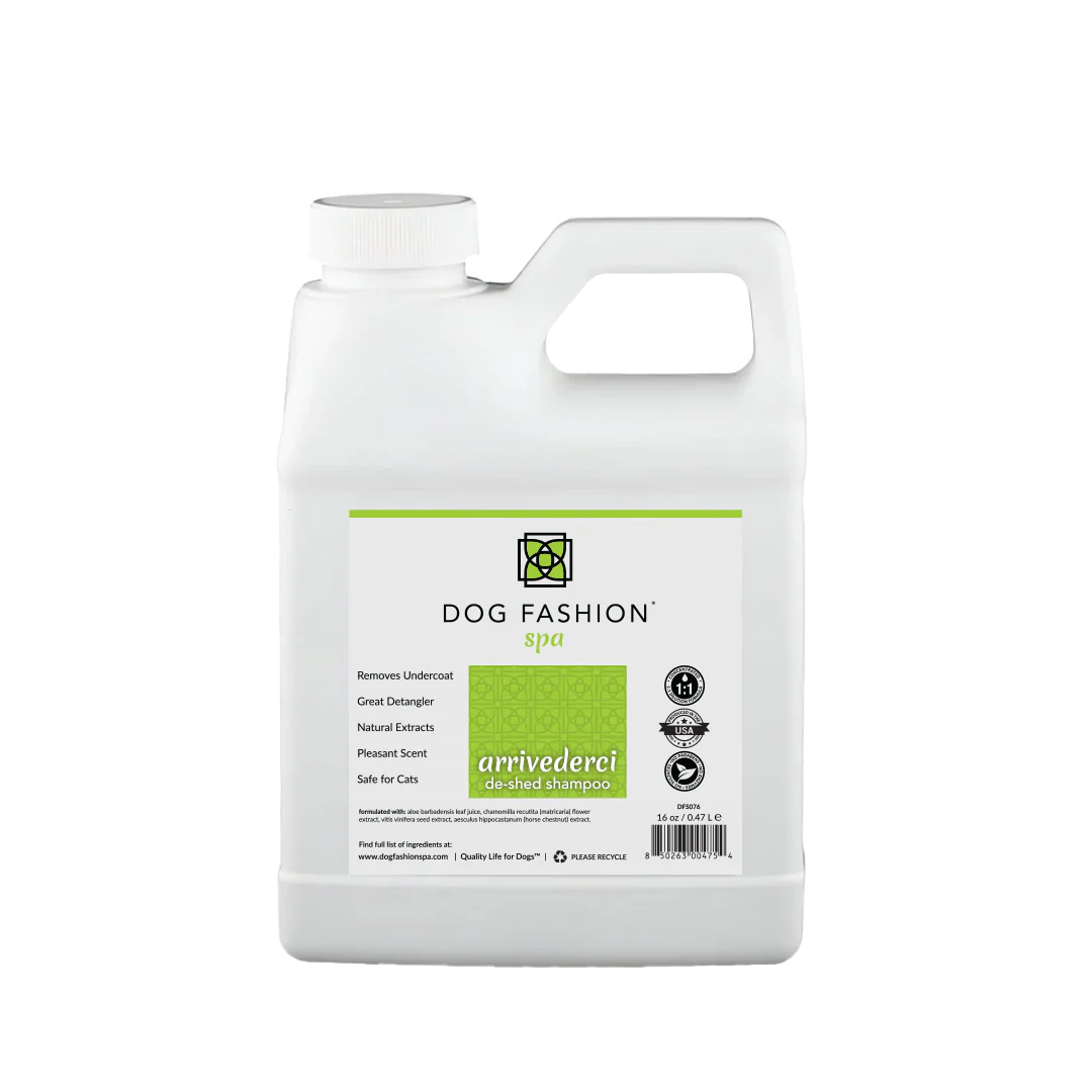 Arrivederci De-Shedding Shampoo 16oz by Dog Fashion Spa