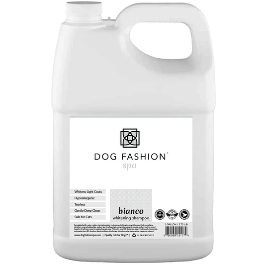 Bianco Whitening Shampoo Gallon by Dog Fashion Spa professional dog grooming tool Southlake Paws