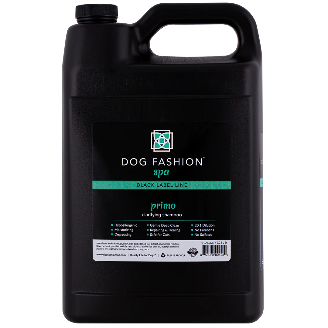 Primo Clarifying Shampoo Gallon by Dog Fashion Spa professional dog grooming tool Southlake Paws