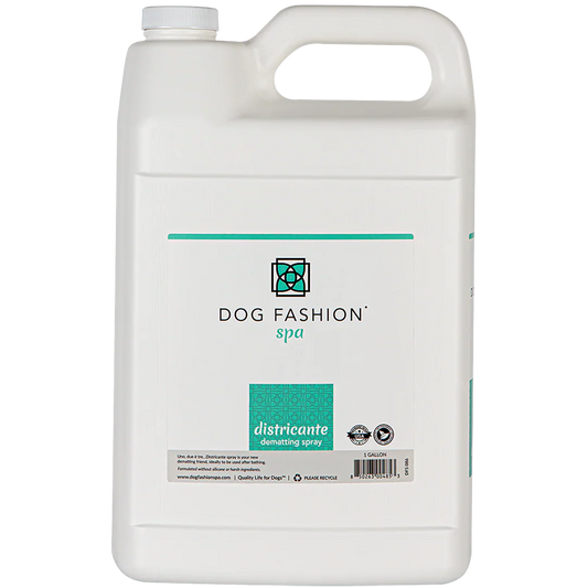 Districante Dematting Spray Gallon by Dog Fashion Spa professional dog grooming tool Southlake Paws