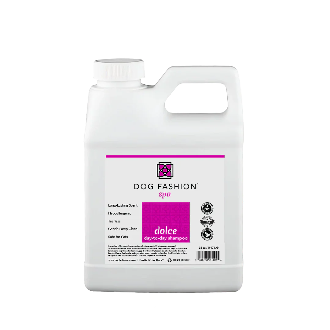 Dolce Day-to-day Shampoo 16oz by Dog Fashion Spa professional dog grooming tool Southlake Paws