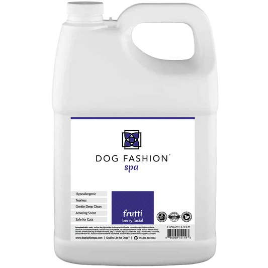 Frutti Berry Facial Shampoo Gallon by Dog Fashion Spa professional dog grooming tool Southlake Paws
