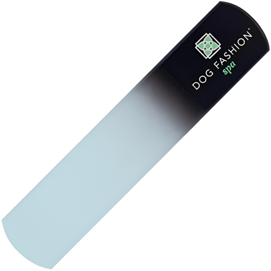 Black Glass Nail File by Dog Fashion Spa professional dog grooming tool Southlake Paws