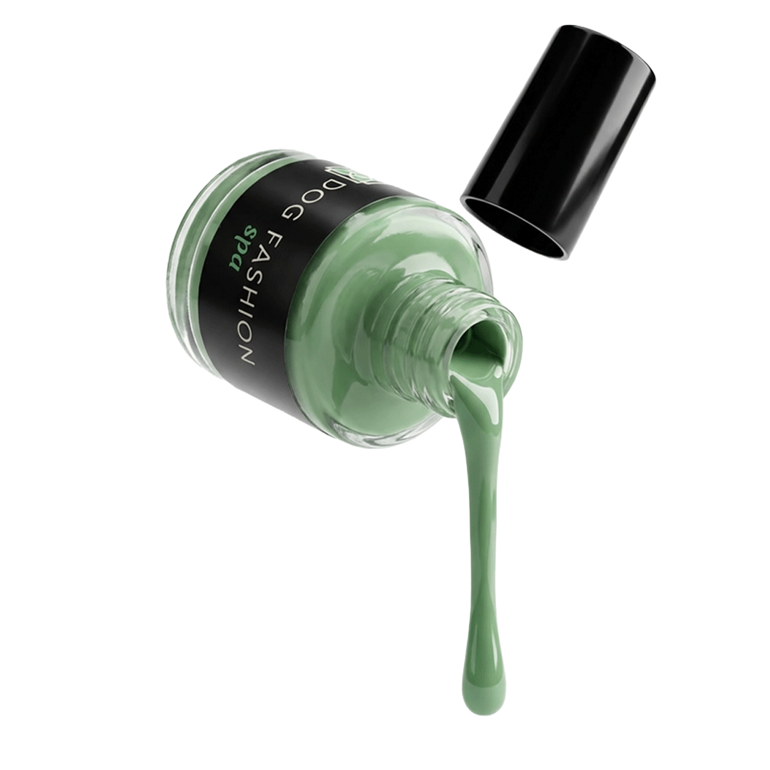 Glimmer Mint Non-toxic Nail Polish by Dog Fashion Spa