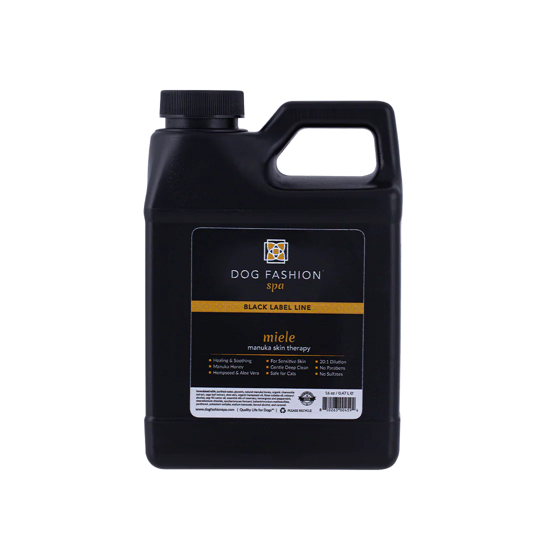 Miele Manuka Honey Shampoo 16oz by Dog Fashion Spa professional dog grooming tool Southlake Paws