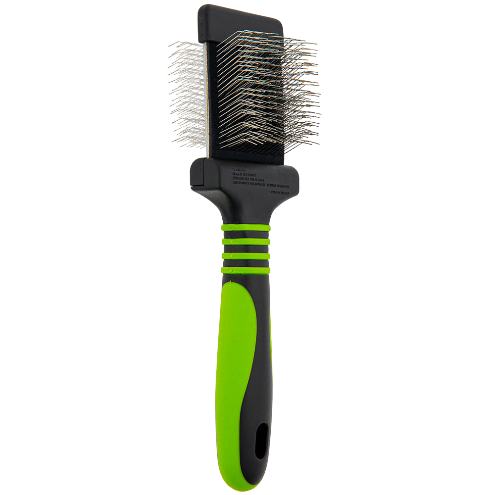 Mini Slicker Brush Green by Dog Fashion Spa professional dog grooming tool Southlake Paws