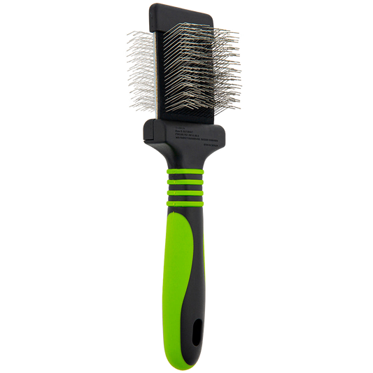 Mini Slicker Brush Green by Dog Fashion Spa
