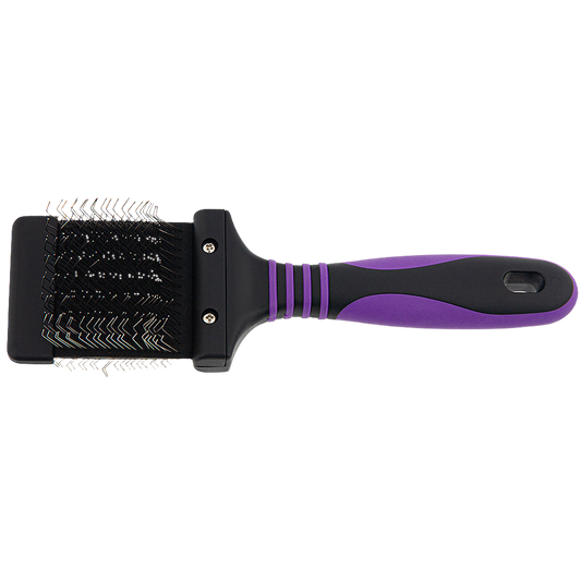 Mini Slicker Brush Purple by Dog Fashion Spa