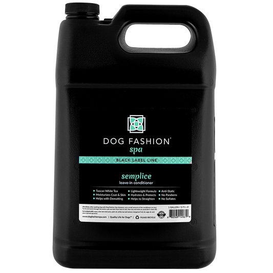Semplice Leave-in Lotion Gallon by Dog Fashion Spa professional dog grooming tool Southlake Paws