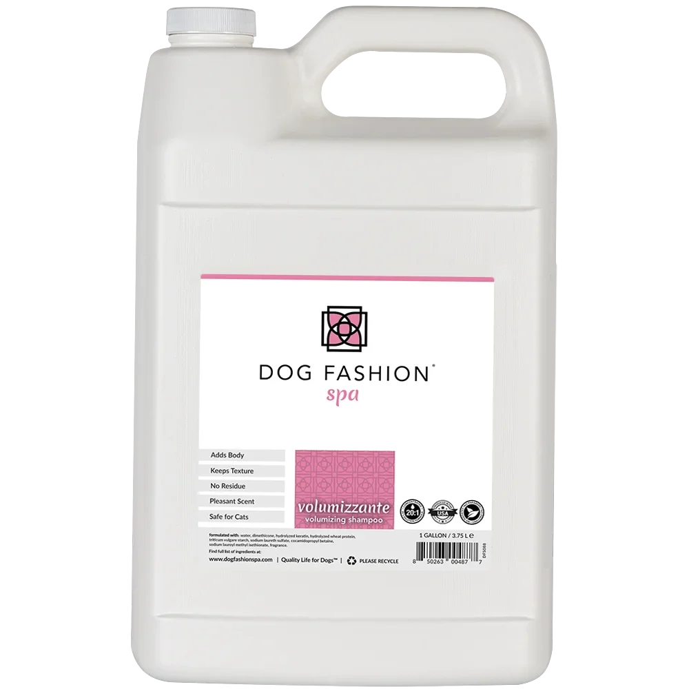 Volumizzante Gallon and 50/50 Fluffing Comb Bundle by Dog Fashion Spa
