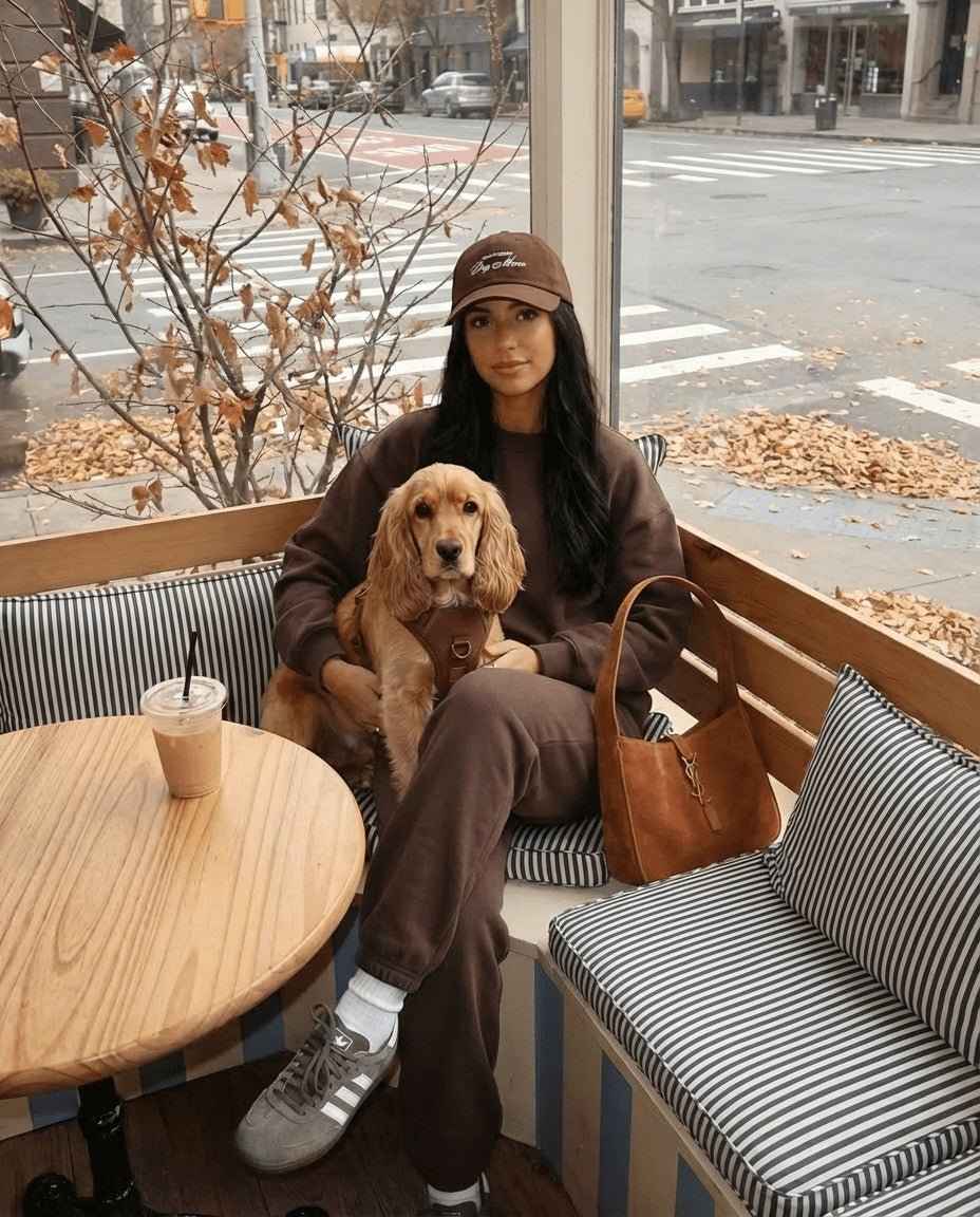 Dog Mom Bow Cap - Cocoa
