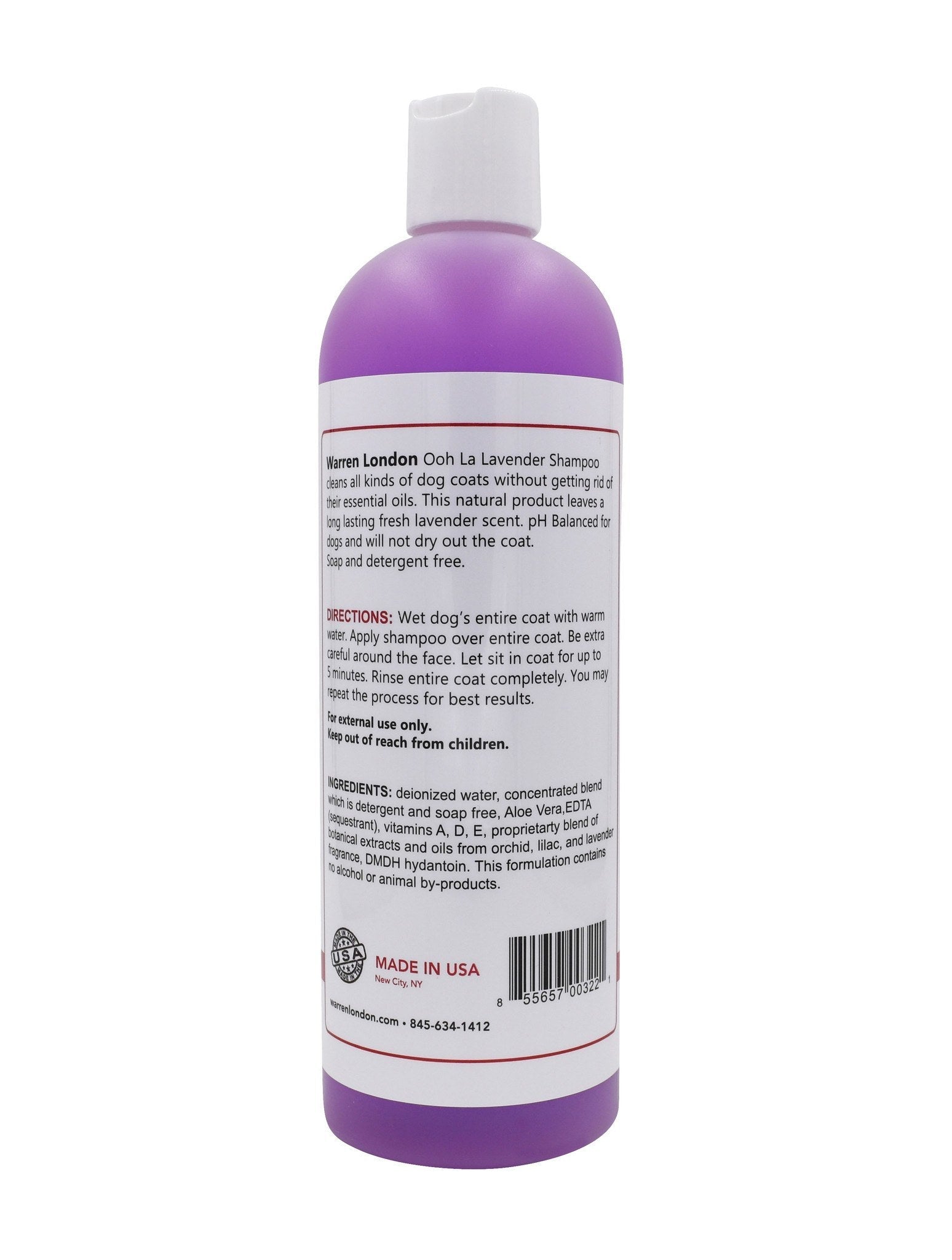 Calming Lavender Dog Shampoo w/Aloe Vera & Essential Oils - Southlake Paws