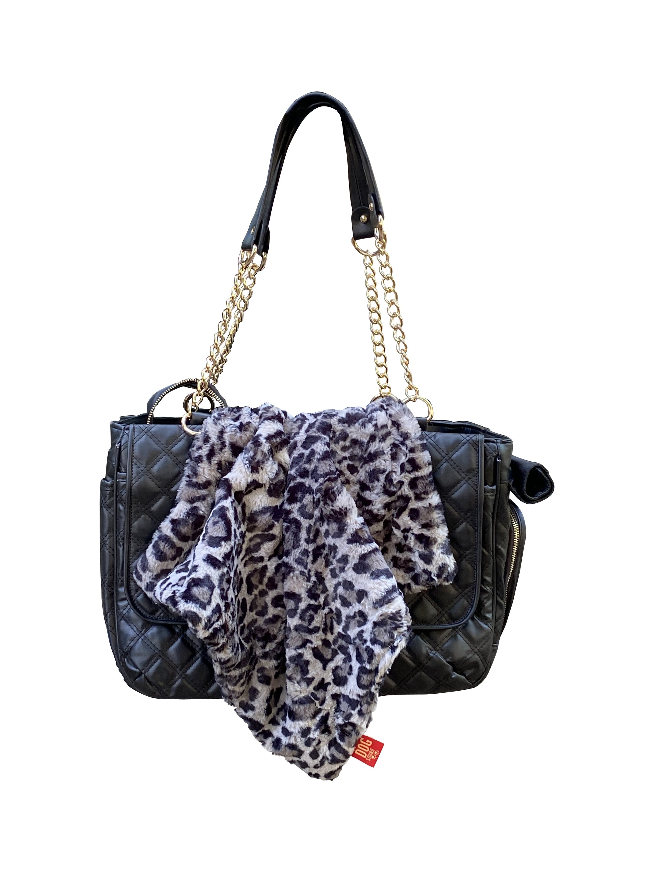 Carrier Square Blanket, Leopard Steel