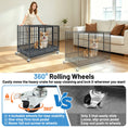 Load image into Gallery viewer, 37" Stackable Heavy Duty Dog Kennel 371D04

