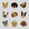 Load image into Gallery viewer, Nooee Pet Dog & Cat Face Patch – Decorative Self-Adhesive Patch (Choose Your Breed)
