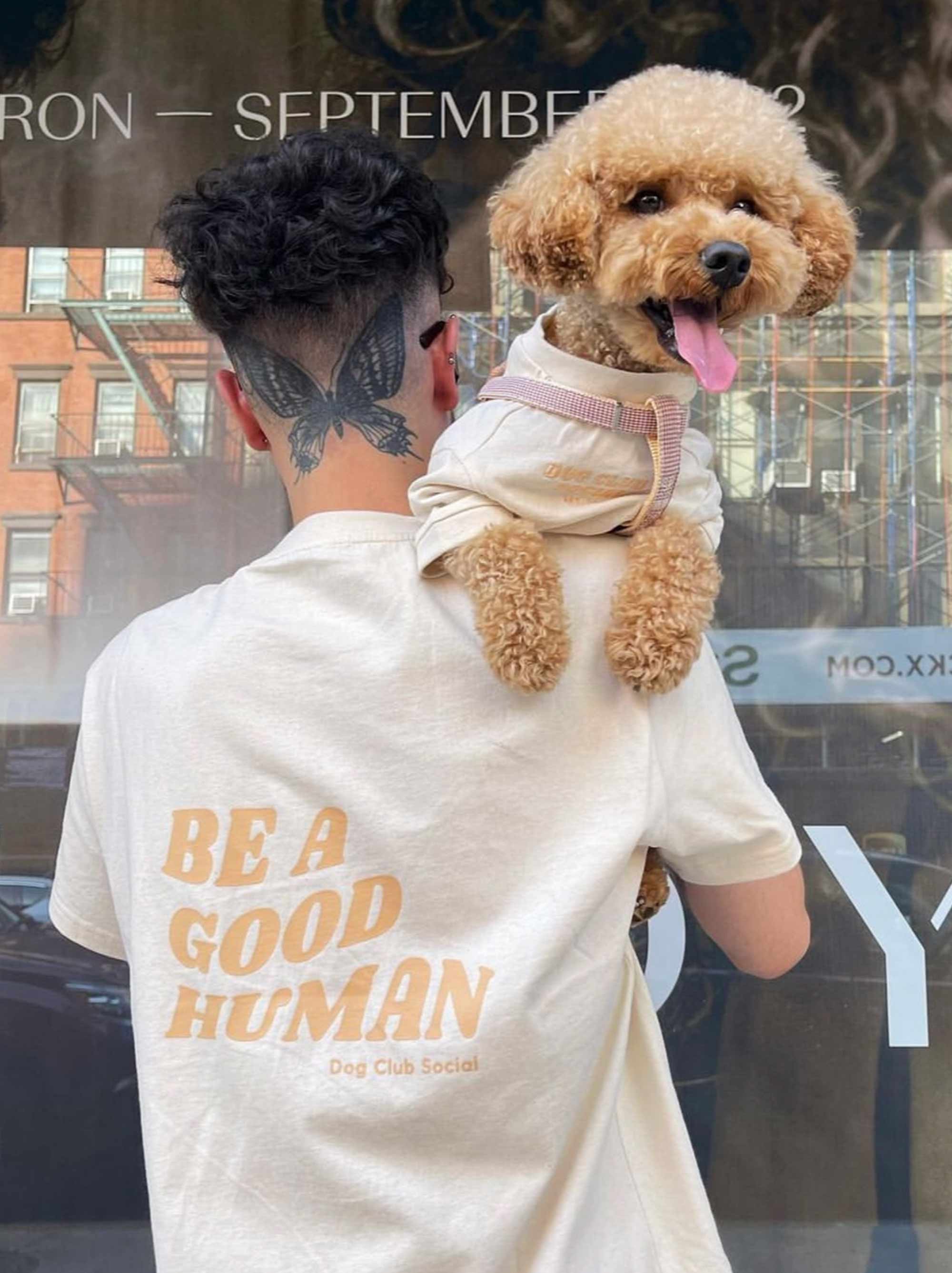 Dog Embroidered Tee 