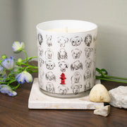 Dogs with Hydrant Jar Candle - Wet Dog Scent