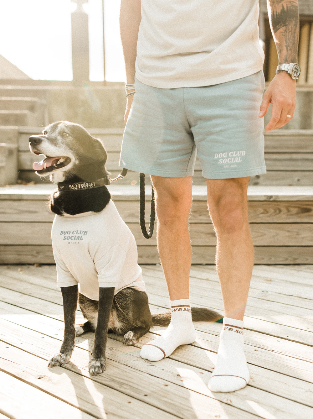 Human Embroidered Sweatshort - Southlake Paws