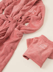 Embroidered Plush Robe 