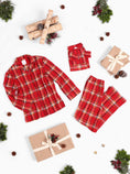 Load image into Gallery viewer, Fleece Plaid Pajama 
