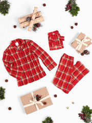 Fleece Plaid Pajama 