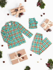Fleece Plaid Pajama 