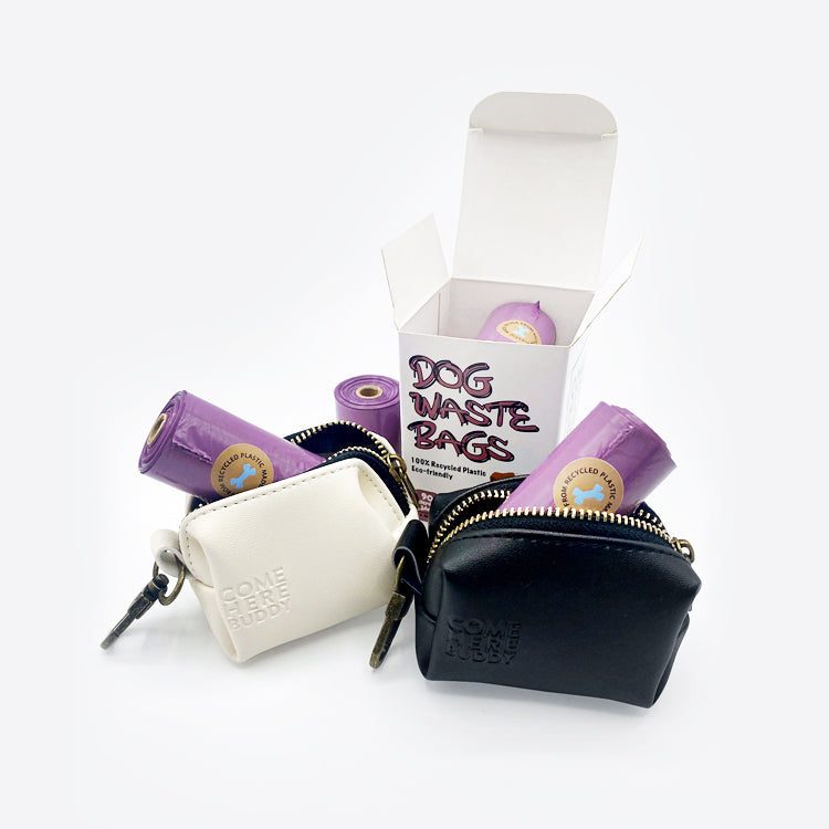 Leather Poop Bag Dispenser - Southlake Paws